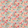 Cotton Poplin Cats on the Flower Meadow – natural,  thumbnail number 1