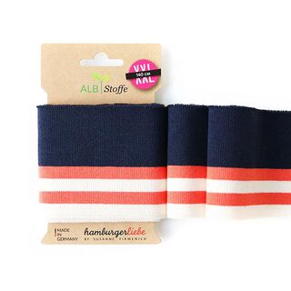 GOTS Organic Knit Ribbing CUFF ME COLLEGE [140 cm | 7,5 cm] | Albstoffe | Hamburger Liebe, 