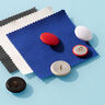 Covered button, Cotton Twill – offwhite,  thumbnail number 2