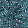 Ponte Roma Jersey Flowers – petrol/mauve,  thumbnail number 3