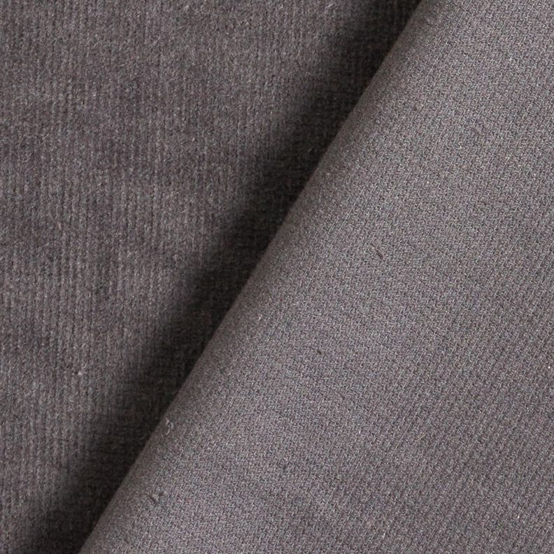 Stretchy fine corduroy – dark grey,  image number 3