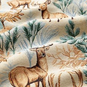 Decor Fabric Tapestry Fabric autumn forest &ndash; light beige/green, 
