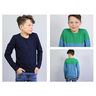 LEVI - long-sleeved shirt with colour blocking, Studio Schnittreif | 86 - 152,  thumbnail number 2