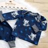 Cotton Jersey Raccoon with stars | Glitzerpüppi – midnight blue/silver,  thumbnail number 5