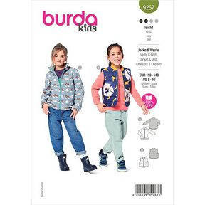 Jacket, Burda 9267 | 110-140, 