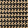 Houndstooth Cotton Blend Coating Fabric – black/anemone,  thumbnail number 1