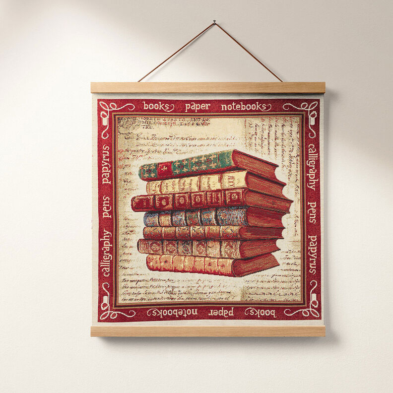 Tapestry Decor Fabric Panel Books – beige,  image number 6