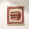 Tapestry Decor Fabric Panel Books – beige,  thumbnail number 6