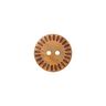 2-Hole Wooden Button – beige,  thumbnail number 1