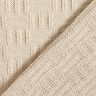 Knit Fabric broken ribbed pattern – light beige,  thumbnail number 4