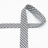 Bias binding Vichy check [20 mm] – black,  thumbnail number 2