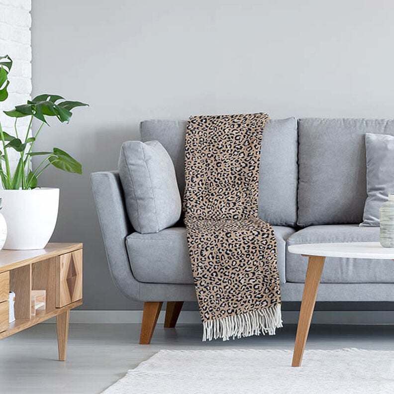 Cosy Fleece Leopard Print – medium brown, image number 6