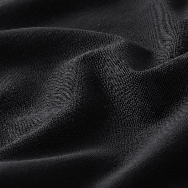 GOTS Cotton Jersey | Tula – black,  image number 2