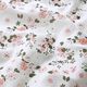 Silk-viscose satin scattered flowers – white,  thumbnail number 2
