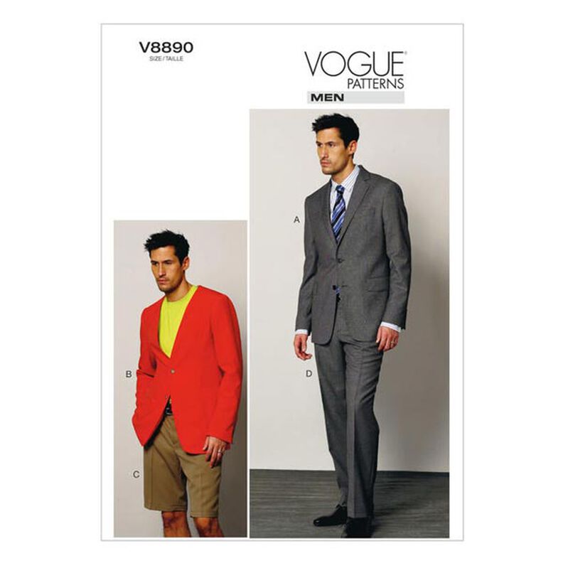 MEN' S Jacket / Shorts / Pants, Vogue V8890,  image number 1