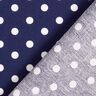 Cotton Poplin Large Dots – navy blue/white,  thumbnail number 6