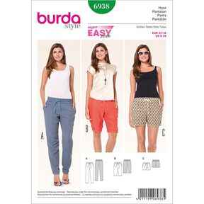 Pants / Bermuda Shorts / Shorts, Burda 6938, 