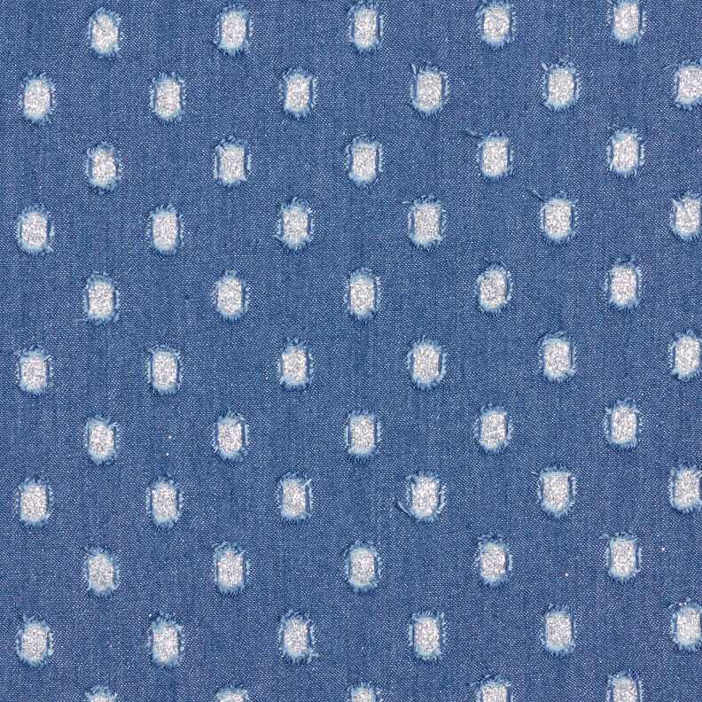 Glitter dots denim – denim blue,  image number 1