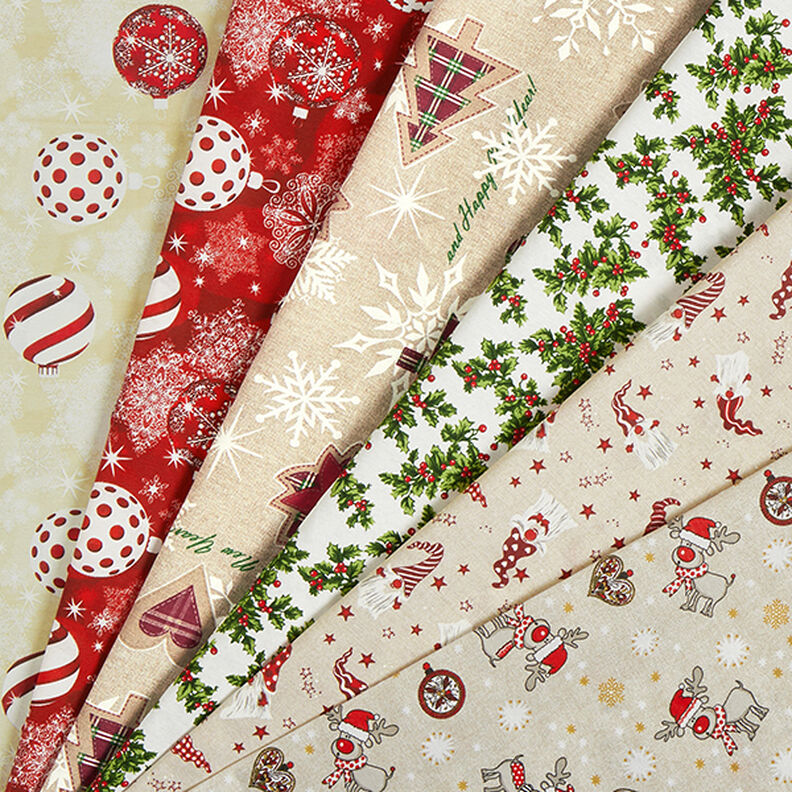 Canvas Decor Fabric Elves – beige,  image number 5