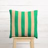 Decor Fabric Half Panama Block Stripes – green/apricot,  thumbnail number 10