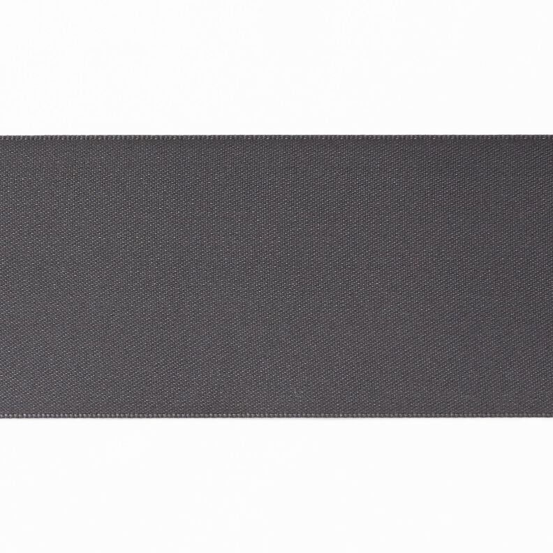 Satin Ribbon [50 mm] – dark grey,  image number 1