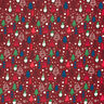 Cotton Poplin Gnomes and fir trees – dark red,  thumbnail number 6