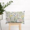 Decor Fabric Half Panama bunnies in a flower meadow – ivory/light pink,  thumbnail number 7