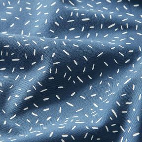 Cotton jersey confetti – denim blue, 
