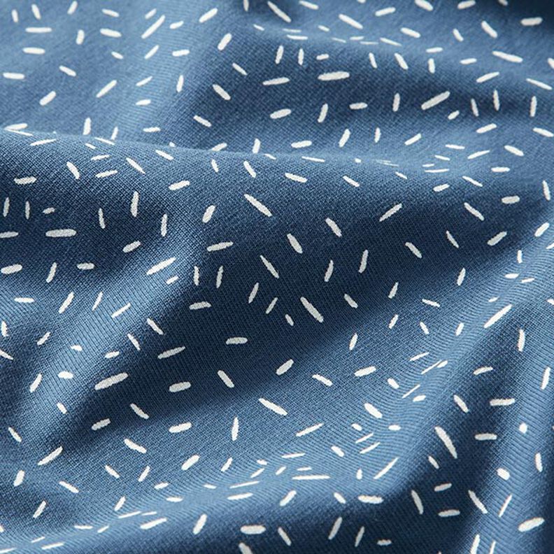 Cotton jersey confetti – denim blue,  image number 2
