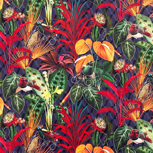 Decor Velvet Premium Dark Jungle,  image number 1