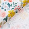 Coated Cotton fine flowers – white/red,  thumbnail number 5