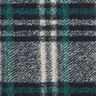 Large Check Wool Blend Knit Coating – midnight blue,  thumbnail number 1