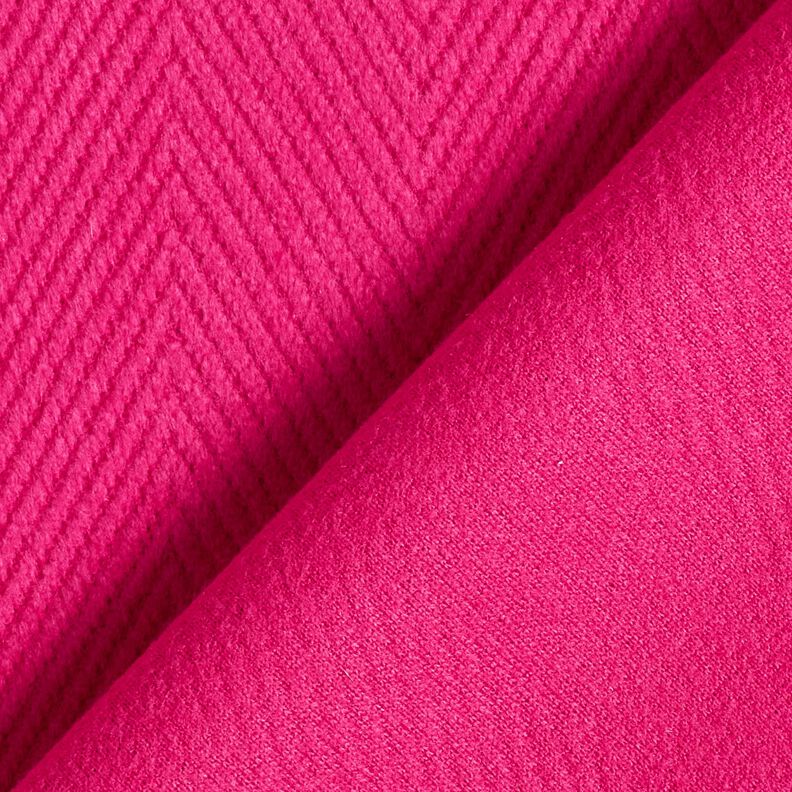 Coat Fabric wide herringbone – intense pink,  image number 3