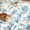 Decor Fabric Half Panama happy dancers 280 cm – ocean blue/white,  thumbnail number 8