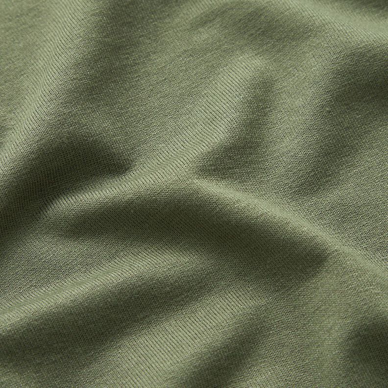 Medium summer jersey viscose – dark olive,  image number 2