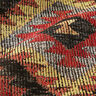 Decor Fabric Tapestry Fabric Ethno Diamonds – carmine/black,  thumbnail number 2