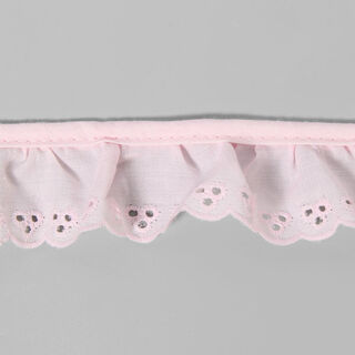 Embroidered Ruffle Lace – light pink, 