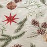 Decor Fabric Jacquard Lurex Fir Branches – natural/gold,  thumbnail number 5