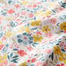 Coated Cotton fine flowers – white/red,  thumbnail number 3