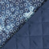 Tie-dyed flower chambray quilted fabric – denim blue,  thumbnail number 5