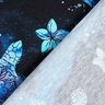 Cotton Jersey Aloha turtles | Glitzerpüppi – midnight blue/light turquoise,  thumbnail number 4