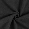 Cotton Sweatshirt Fabric Terry Fleece – black,  thumbnail number 1