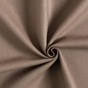 pure heavy linen Plain – dark taupe, 