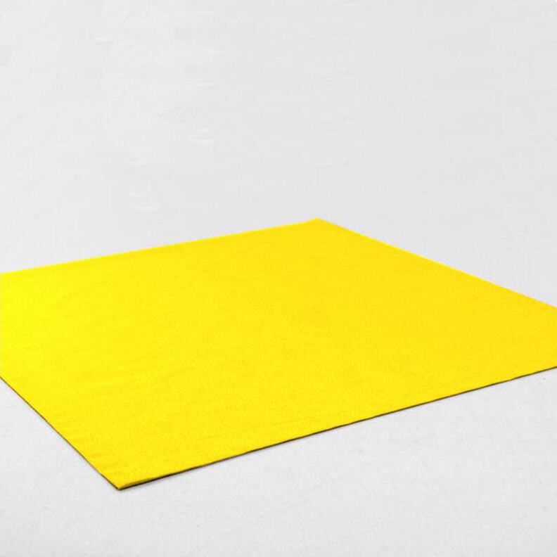 Felt 90 cm / 3 mm thick – yellow,  image number 2