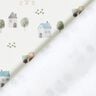 GOTS French Terry Geese in the village Digital Print – ivory,  thumbnail number 4