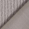 cable knit faux fur – grey,  thumbnail number 4