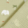 Double Gauze/Muslin Baby elephants – pistachio,  thumbnail number 4