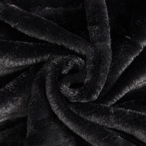 Plain faux fur – black,  Plain faux fur – black,