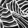 Abstract leaves viscose jersey – black/white,  thumbnail number 2
