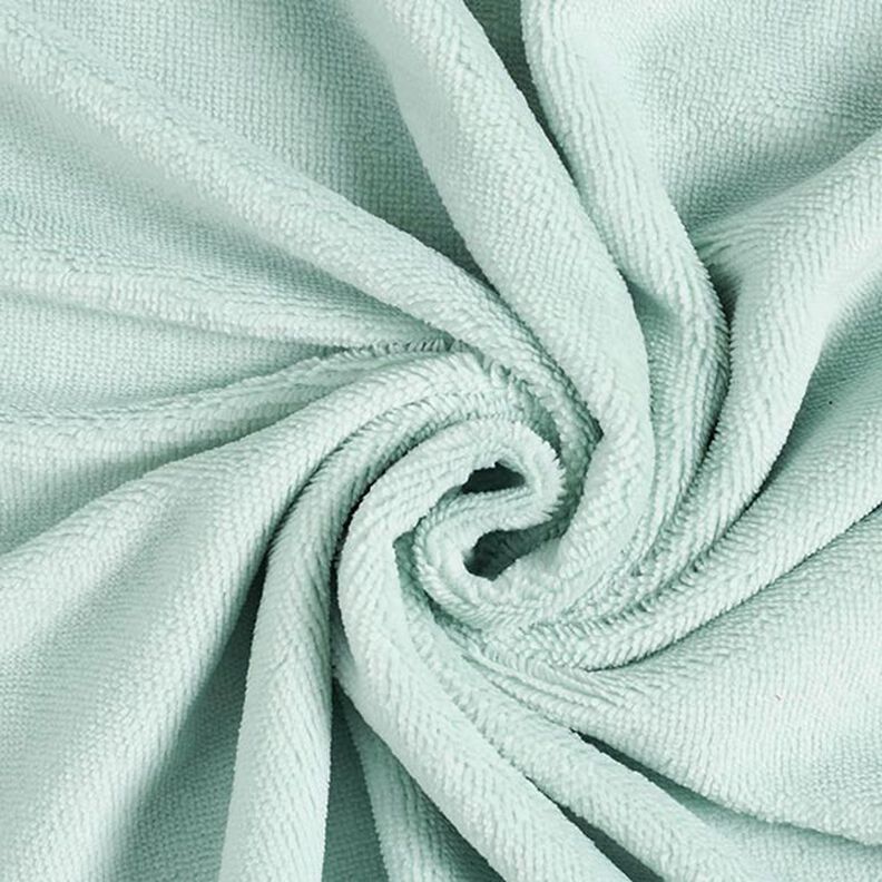 Cosy Towelling Bamboo Plain – aqua blue,  image number 1